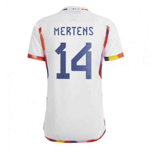 Pánský Fotbalový dres Belgie Dries Mertens #14 MS 2022 Venkovní Krátký Rukáv